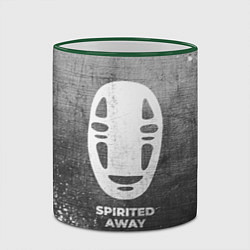 Кружка 3D Spirited Away - grey gradient, цвет: 3D-зеленый кант — фото 2