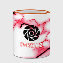Кружка 3D Portal storm, цвет: 3D-оранжевый кант — фото 2