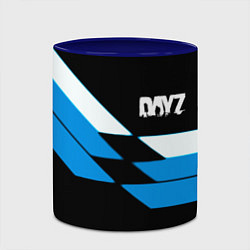 Кружка 3D Dayz geometry steel, цвет: 3D-белый + синий — фото 2