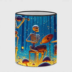 Кружка 3D Квинтет скелетов в сказочном лесу, цвет: 3D-черный кант — фото 2
