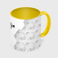 Кружка 3D Haval white poly, цвет: 3D-белый + желтый