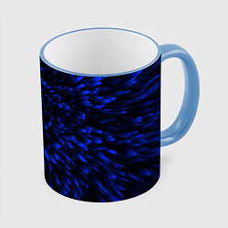 Кружка 3D Slipknot blue energy, цвет: 3D-небесно-голубой кант