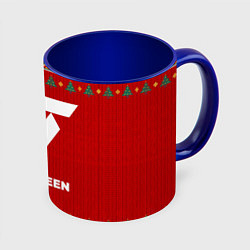 Кружка 3D Seventeen new year, цвет: 3D-белый + синий