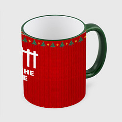 Кружка 3D Depeche Mode new year, цвет: 3D-зеленый кант