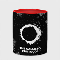 Кружка 3D Снежный The Callisto Protocol, цвет: 3D-белый + красный — фото 2