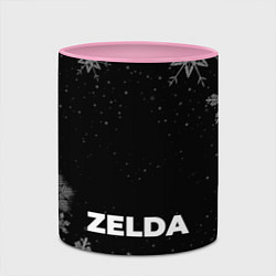 Кружка 3D Снежный Zelda, цвет: 3D-белый + розовый — фото 2
