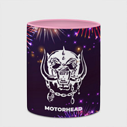 Кружка 3D Праздничный Motorhead Skull, цвет: 3D-белый + розовый — фото 2