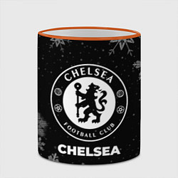 Кружка 3D Снежный Chelsea, цвет: 3D-оранжевый кант — фото 2