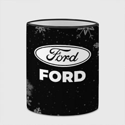 Кружка 3D Снежный Ford, цвет: 3D-черный кант — фото 2