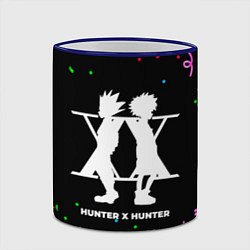 Кружка 3D Hunter x Hunter конфети, цвет: 3D-синий кант — фото 2