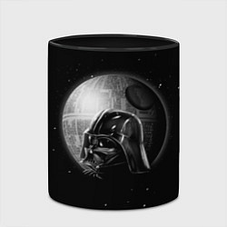 Кружка 3D Лорд вейдер звезда смерти, цвет: 3D-белый + черный — фото 2