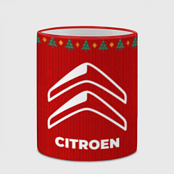 Кружка 3D Citroen new year, цвет: 3D-красный кант — фото 2