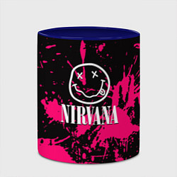 Кружка 3D Nirvana pink color, цвет: 3D-белый + синий — фото 2