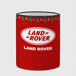 Кружка 3D Land Rover new year, цвет: 3D-черный кант — фото 2