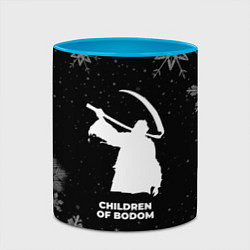 Кружка 3D Снежный Children of Bodom, цвет: 3D-белый + небесно-голубой — фото 2