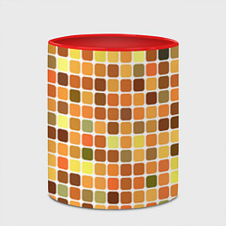 Кружка 3D Осенняя палитра, цвет: 3D-белый + красный — фото 2