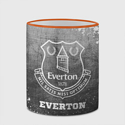 Кружка 3D Everton - grey gradient, цвет: 3D-оранжевый кант — фото 2