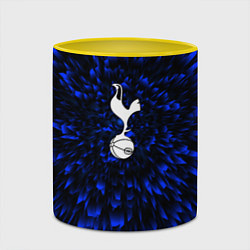 Кружка 3D Tottenham blue energy, цвет: 3D-белый + желтый — фото 2