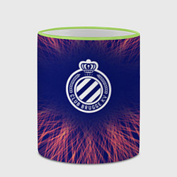 Кружка 3D Club Brugge red energy, цвет: 3D-светло-зеленый кант — фото 2