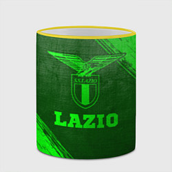 Кружка 3D Lazio - green gradient, цвет: 3D-желтый кант — фото 2