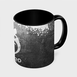 Кружка 3D Totoro - grey gradient, цвет: 3D-белый + черный