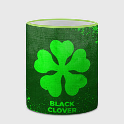 Кружка 3D Black Clover - green gradient, цвет: 3D-светло-зеленый кант — фото 2