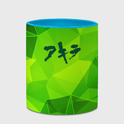Кружка 3D Akira green poly, цвет: 3D-белый + небесно-голубой — фото 2