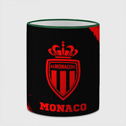 Кружка 3D Monaco - red gradient, цвет: 3D-зеленый кант — фото 2