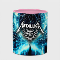 Кружка 3D Neon glow - Metallica, цвет: 3D-белый + розовый — фото 2