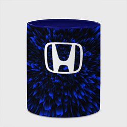 Кружка 3D Honda blue energy, цвет: 3D-белый + синий — фото 2
