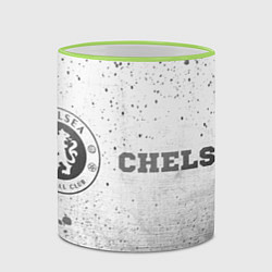 Кружка 3D Chelsea - white gradient по-горизонтали, цвет: 3D-светло-зеленый кант — фото 2