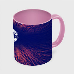 Кружка 3D Manchester United red energy, цвет: 3D-белый + розовый