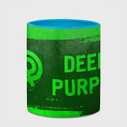 Кружка 3D Deep Purple - green gradient по-горизонтали, цвет: 3D-белый + небесно-голубой — фото 2