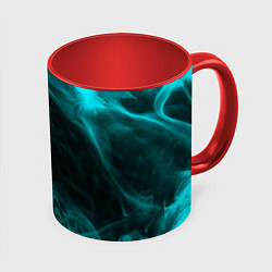 Кружка 3D Neon smoke, цвет: 3D-белый + красный