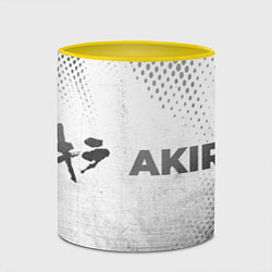 Кружка 3D Akira - white gradient по-горизонтали, цвет: 3D-белый + желтый — фото 2