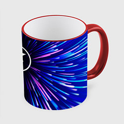 Кружка 3D Skillet neon energy, цвет: 3D-красный кант