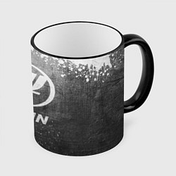 Кружка 3D Lifan - grey gradient, цвет: 3D-черный кант