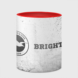 Кружка 3D Brighton - white gradient по-горизонтали, цвет: 3D-белый + красный — фото 2