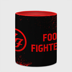 Кружка 3D Foo Fighters - red gradient по-горизонтали, цвет: 3D-белый + красный — фото 2