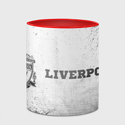 Кружка 3D Liverpool - white gradient по-горизонтали, цвет: 3D-белый + красный — фото 2