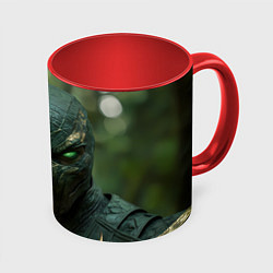 Кружка цветная Reptile green Mortal kombat