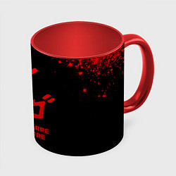Кружка 3D JoJo Bizarre Adventure - red gradient, цвет: 3D-белый + красный