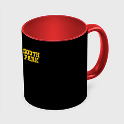 Кружка 3D South park half pattern, цвет: 3D-белый + красный