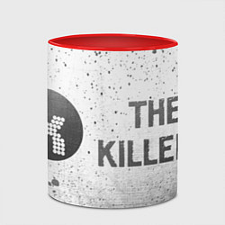 Кружка 3D The Killers - white gradient по-горизонтали, цвет: 3D-белый + красный — фото 2