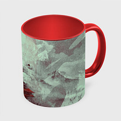 Кружка 3D Башня в облаках, цвет: 3D-белый + красный