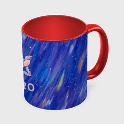 Кружка 3D Astro логотип из цветов, цвет: 3D-белый + красный