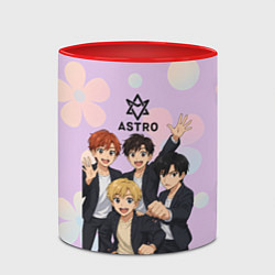 Кружка 3D Astro anime, цвет: 3D-белый + красный — фото 2