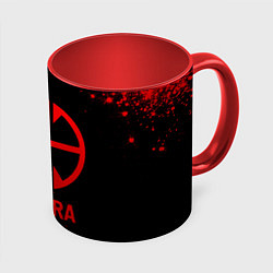 Кружка 3D Pantera - red gradient, цвет: 3D-белый + красный