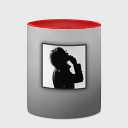 Кружка 3D Pharaoh phrequincy, цвет: 3D-белый + красный — фото 2