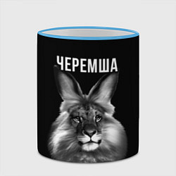 Кружка 3D Черемша мем, цвет: 3D-небесно-голубой кант — фото 2